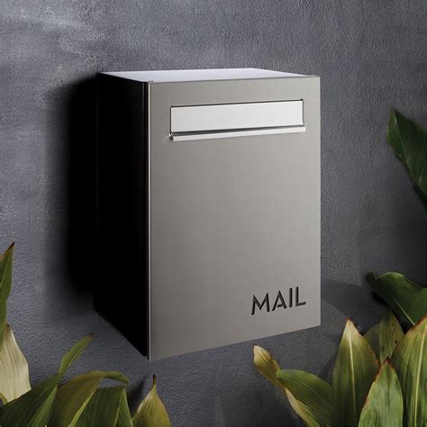 wall mounted metal letterbox